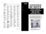 Roland M-100FX Le manuel du propriétaire
