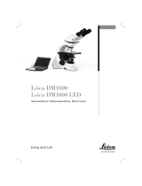 Leica DM1000 LED Manuel utilisateur