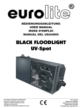 EuroLite BLACK FLOODLIGHT UV-Spot Manuel utilisateur