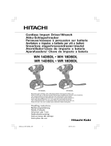 Hitachi WR18DBDL Le manuel du propriétaire
