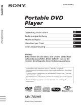 Sony MV-700HR Le manuel du propriétaire