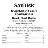 SanDisk IMAGEMATE 12 IN 1 Le manuel du propriétaire