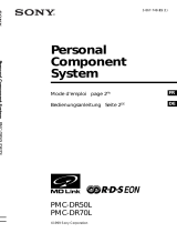 Sony PMC-DR50L Le manuel du propriétaire