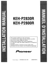 Pioneer KEH-P2830R Le manuel du propriétaire