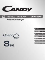 Candy GCV 580NC-S Manuel utilisateur