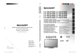 Sharp LC-40LU700E Le manuel du propriétaire