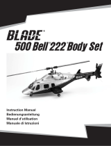 Blade 500 Bell 222 Body Set Manuel utilisateur