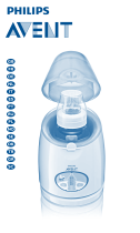 Philips AVENT avent digital bottle warmer Manuel utilisateur