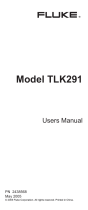 Fluke TLK291 Conjunto de Sondas de Teste Manuel utilisateur
