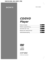 Sony DVP-M50 Le manuel du propriétaire