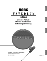 Korg WAVEDRUM Mini Le manuel du propriétaire