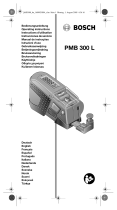 Bosch PMB 300 L Le manuel du propriétaire