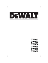 DeWalt DW 056 Manuel utilisateur
