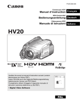 Canon HV20 Le manuel du propriétaire