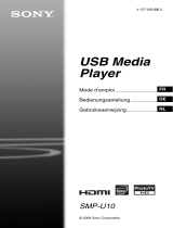 Sony SMP-U10 Le manuel du propriétaire