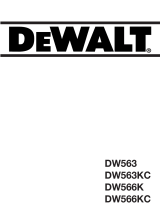 DeWalt DW566K Manuel utilisateur