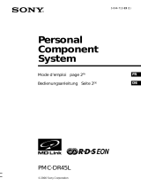 Sony PMC-DR45L Le manuel du propriétaire