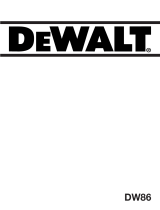 DeWalt DW86 Le manuel du propriétaire