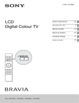 Sony Bravia KDL-40HX805 Le manuel du propriétaire