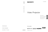 Sony vpl hw15 Le manuel du propriétaire