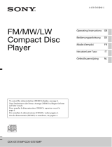 Sony CDX-GT274MP Le manuel du propriétaire