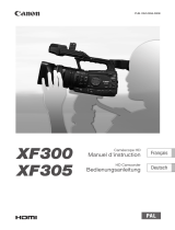 Canon XF305 Le manuel du propriétaire