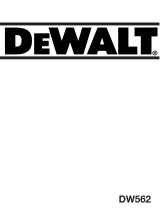 DeWalt DW562 Manuel utilisateur