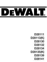 DeWalt D28111 Le manuel du propriétaire