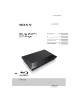 Sony UBPX500UBPX500B.EC1UBP-X500UBP-X500UBP X500 Le manuel du propriétaire