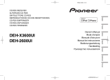 Pioneer DEH-2600UB Manuel utilisateur