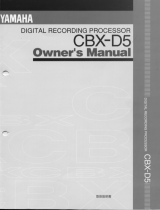Yamaha CBX-D5 Manuel utilisateur