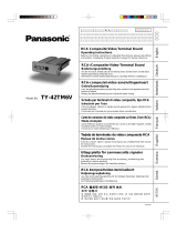 Panasonic TY-42TM6V Mode d'emploi