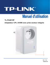 TP-LINK CPL 600Mbps Manuel utilisateur