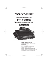 YAESU FT-1900E Le manuel du propriétaire
