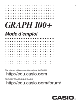 Casio GRAPH 100 USB Le manuel du propriétaire