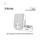 iHome IP41 Le manuel du propriétaire