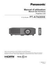 Panasonic PTAT6000E Mode d'emploi