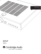 Cambridge Audio 351A Manuel utilisateur