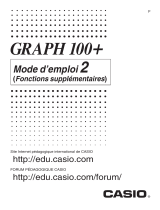 Casio GRAPH 100+ Fonctions supplémentaires