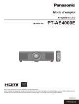 Panasonic PTAE4000 Le manuel du propriétaire
