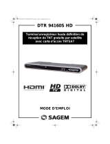 SAGEMCOM DTR 94160S TNTSAT HDDTR94160SHD 3D TNTSAT Le manuel du propriétaire