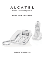Alcatel XL650 COMBO VOICE Le manuel du propriétaire