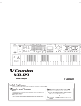 Roland V-Combo VR-09 Le manuel du propriétaire