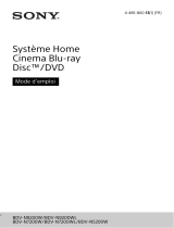 Sony BDV-N5200W Système Home Cinema Blu-ray 3D 5.1 canaux Noir Mode d'emploi