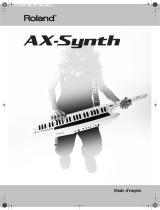 Roland AX-Synth Le manuel du propriétaire