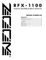 Zoom RFX1100 Le manuel du propriétaire