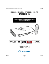 Sagem ITD81BG HD FR Le manuel du propriétaire