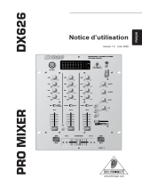 Behringer DX626 Le manuel du propriétaire