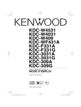 Kenwood KDC-309A Le manuel du propriétaire