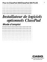 Casio ClassPad Installateur de logiciels optionnels